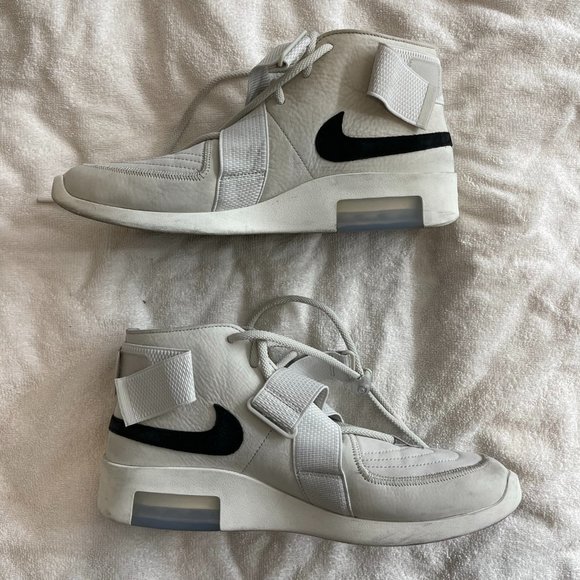 Nike Air Fear Of God Raid Light Bone Used Size 11.5. AT8087-001 main image 4